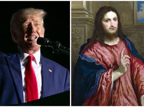 trump publishes a photo with jesus